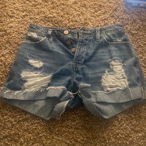 hollister jean shorts